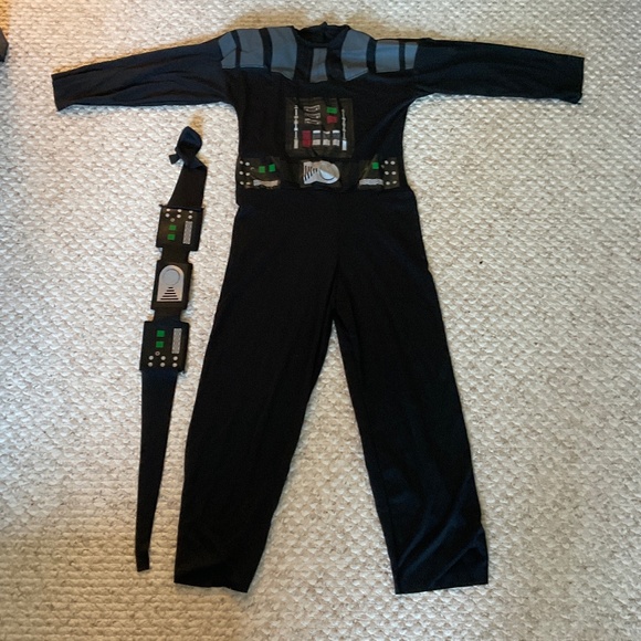 Darth Vader kids costume - size Youth Large - Picture 1 of 4